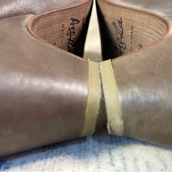 PEPE MONJO ARGILA Brown Leather Ankle Strap Heel Shoes - Picture 9 of 12